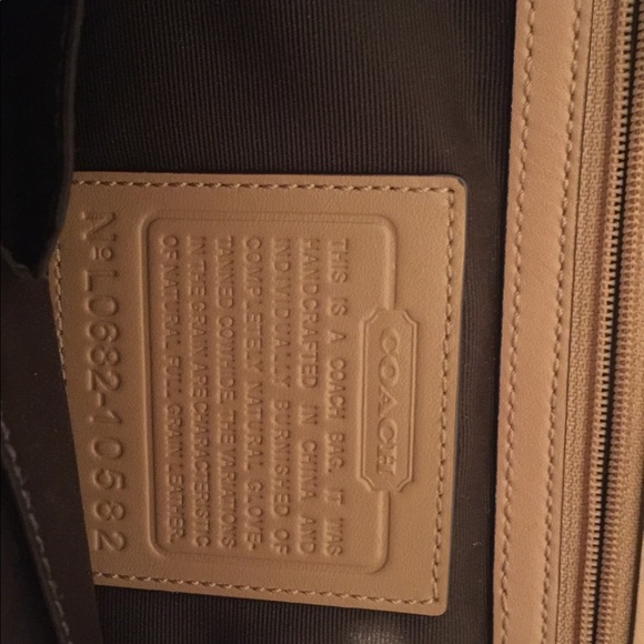 Coach Bags Coach Womens Satchel Laptop Bag Camel Poshmark